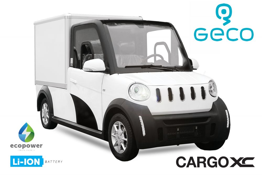 ** EEC Elektroauto Geco CARGO XC Koffer Förderprämie 7.5kW inkl. 72V 140Ah Lithium Batterie Straßenzulassung Kofferaufbau Transporter