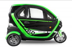 EEC Elektroauto Geco Ole 3000 V7/8 2,5-3kW Motor inkl. Lithium Ion Batterie EEC Straßenzulassung Elektromobil Elektrofahrzeug Kabinenroller Dreirad