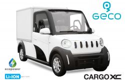 ** EEC Elektroauto Colibri Geco CARGO XC Koffer Förderprämie 7.5kW inkl. 72V 140Ah Lithium Batterie Straßenzulassung Kofferaufbau Transporter (copy)